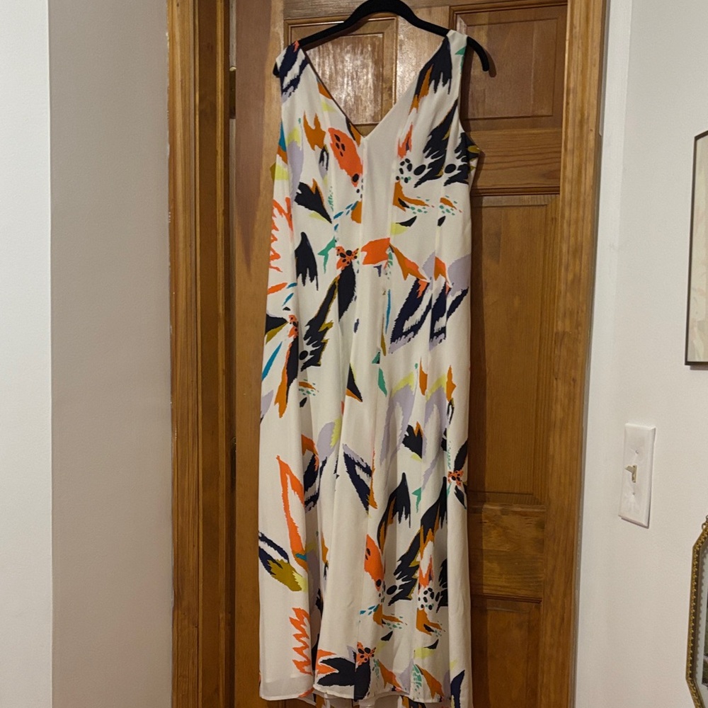 Marie Oliver Colorful Abstract Maxi Dress
